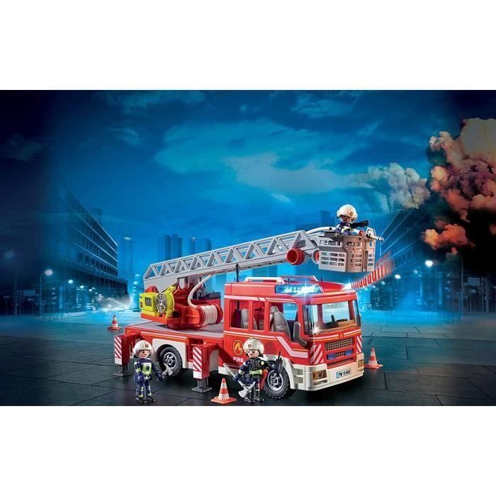 PLAYMOBIL 9463 - City Action - Camión de bomberos con escalera giratoria - Nuevo para 2019 1