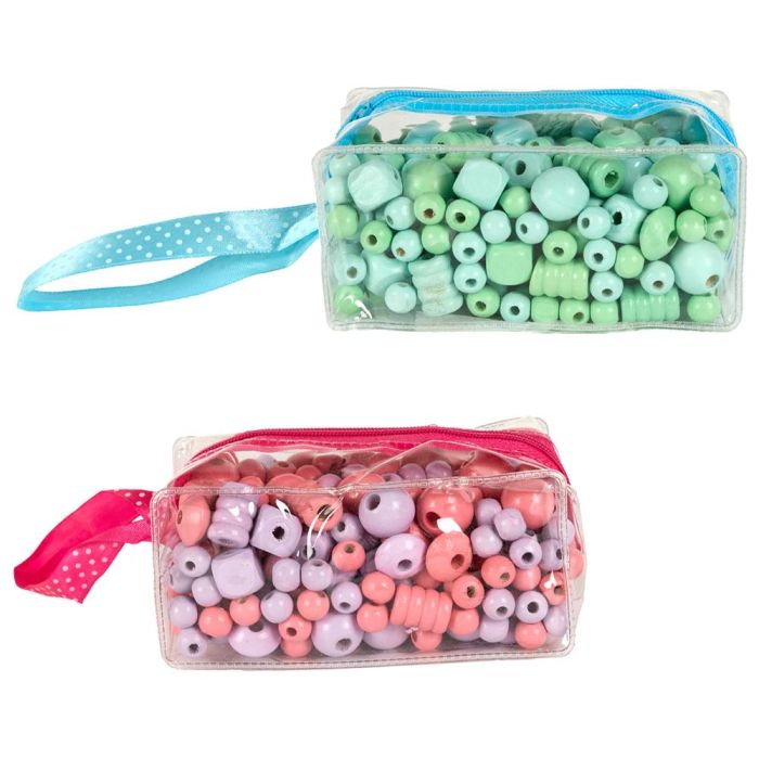 Kit 300 Cuentas De Madera Jeux 2 momes 2
