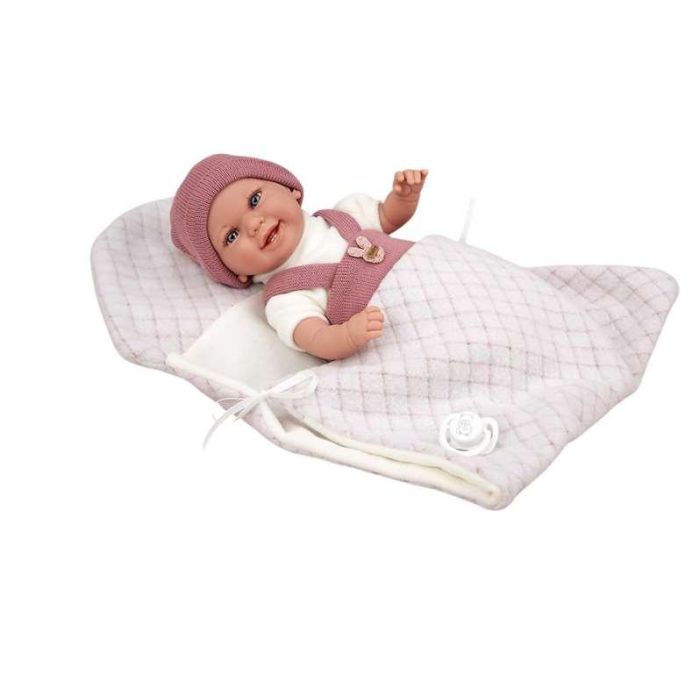 Muñeca elegance 35 cm babyto rosa c/manta (muñeco de peso) 0 Muñeca elegance 35 cm babyto rosa c/manta (muñeco de peso) 0