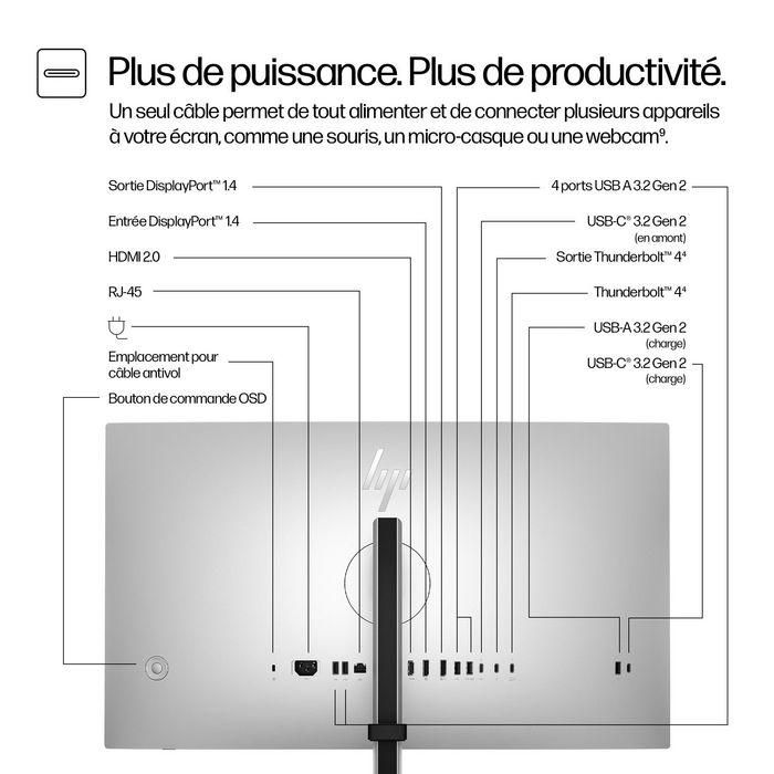 HP Series 7 Pro 27 inch QHD Thunderbolt 4 Monitor - 727pu 12 HP Series 7 Pro 27 inch QHD Thunderbolt 4 Monitor - 727pu 12