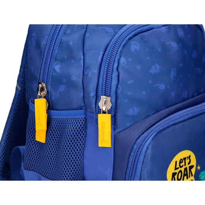 Liderpapel Mochila Multibolsillo Infantil Dino Azul 350x110x270 mm 8