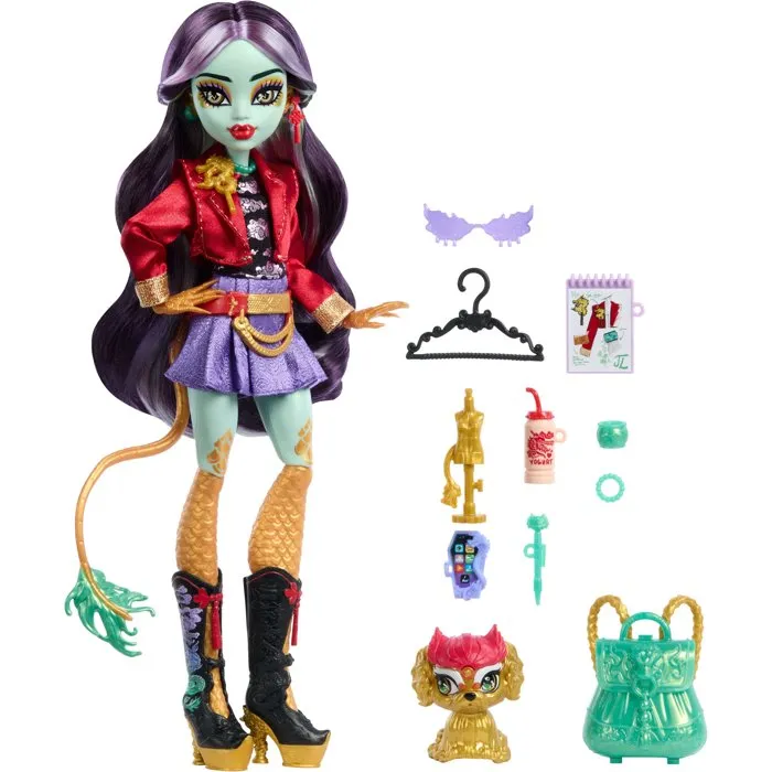 Monster High Muñeca Larga Jinafire MATHYV58 4