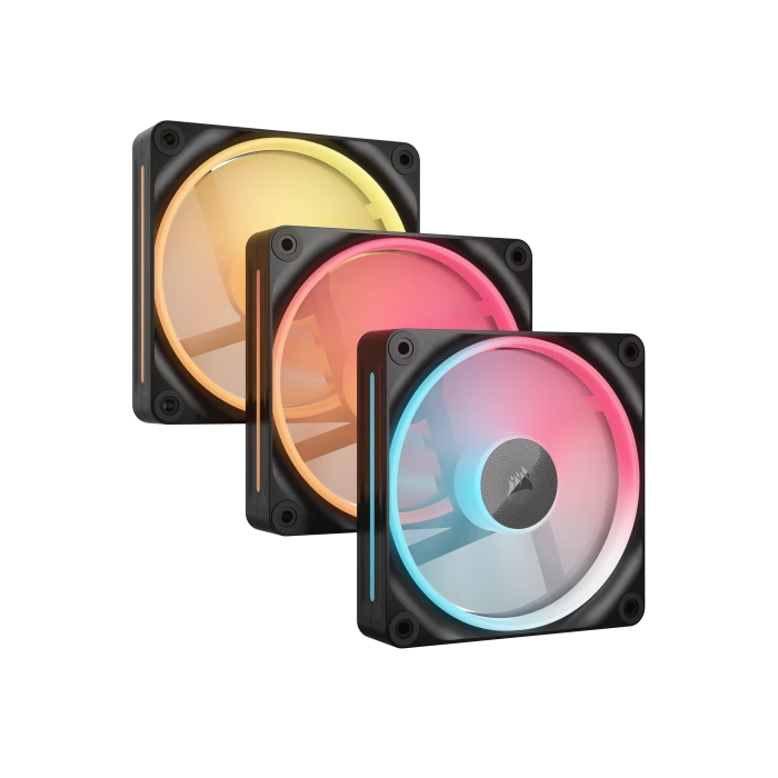 Corsair iCUE LINK LX120-R RGB Carcasa del ordenador Ventilador 12 cm Negro 3 pieza(s)