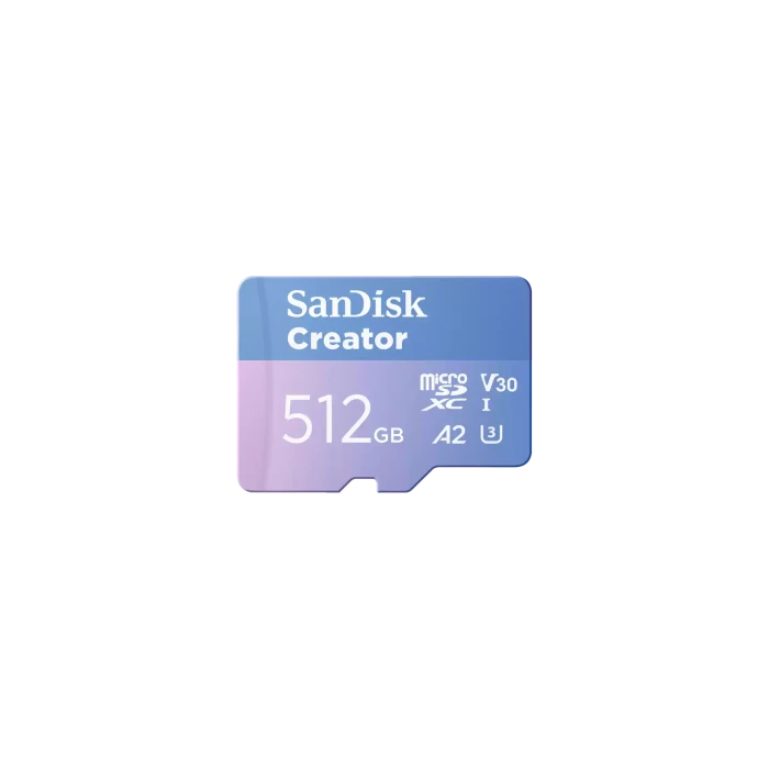 SanDisk SDSQXAV-512G-GN6MS Tarjeta MicroSDXC Creator 512GB Clase 10 UHS-I, 190MB/s Lectura, 130MB/s Escritura 0 SanDisk SDSQXAV-512G-GN6MS Tarjeta MicroSDXC Creator 512GB Clase 10 UHS-I, 190MB/s Lectura, 130MB/s Escritura 0