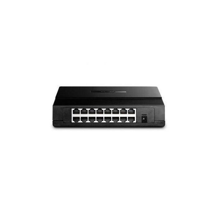 TP-Link TL-SF1016D Switch de Red Fast Ethernet No Administrado 16 Puertos RJ-45 para Montaje en Rack o Pared Negro 2 TP-Link TL-SF1016D Switch de Red Fast Ethernet No Administrado 16 Puertos RJ-45 para Montaje en Rack o Pared Negro 2