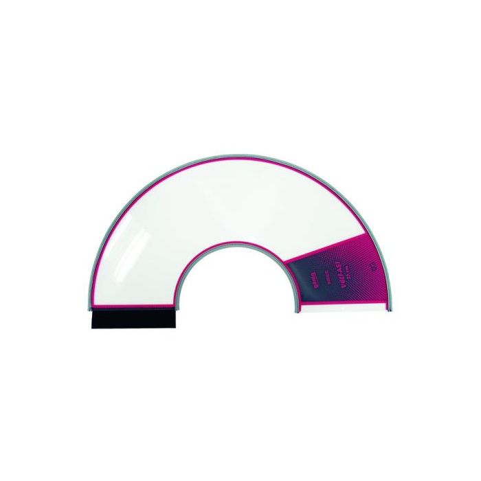 Collar Isabelino Velfast Transparente - Tamaño 25, 1 Unidad - Polipropileno con Neopreno para Mayor Comodidad Collar Isabelino Velfast Transparente - Tamaño 25, 1 Unidad - Polipropileno con Neopreno para Mayor Comodidad
