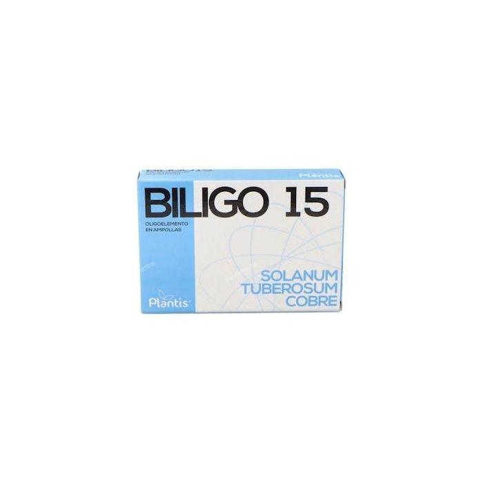 Biligo 15 Hierro, Manganeso, Cobre y Litio - Extracto de Patata - 20 Ampollas