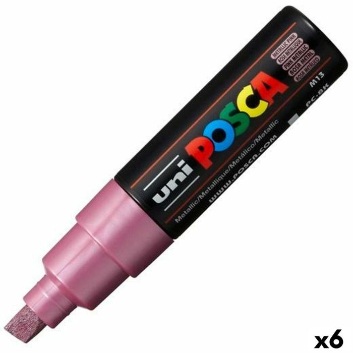 Marcador POSCA PC-8K Rosa (6 Unidades) Marcador POSCA PC-8K Rosa (6 Unidades)