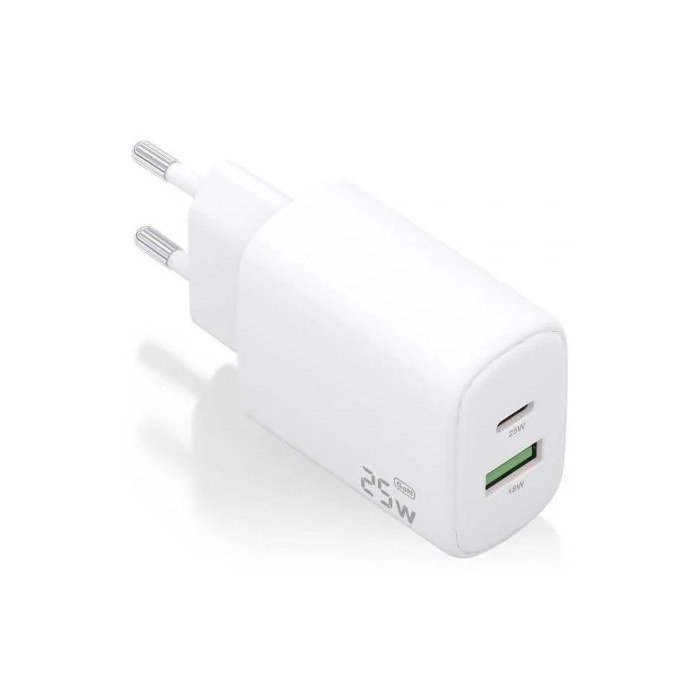 AISENS - CARGADOR 25W, 1xUSB-C PD3.0, 1xUSB-A QC3.0, BLANCO 0 AISENS - CARGADOR 25W, 1xUSB-C PD3.0, 1xUSB-A QC3.0, BLANCO 0