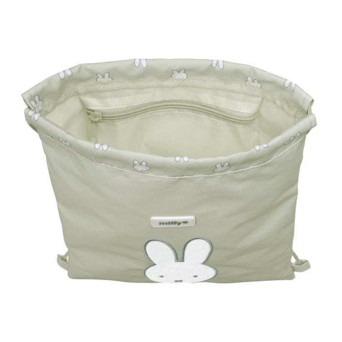 Saco Plano Safta Junior Reciclado Y Repelente Agua Miffy Menta 340x260x10 mm 3 Saco Plano Safta Junior Reciclado Y Repelente Agua Miffy Menta 340x260x10 mm 3