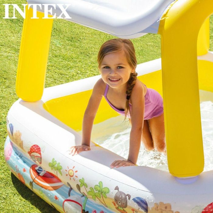 Piscina Hinchable para Niños Intex Toldo 295 L 157 x 122 x 157 cm (3 Unidades) 2