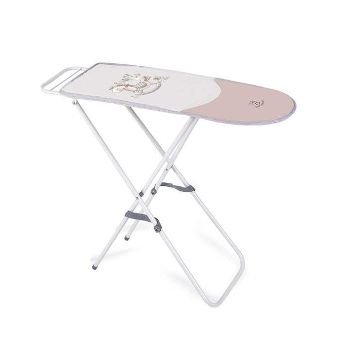 Planchador plegable funny color rosa. 63x72x25 cm. altura regulable.