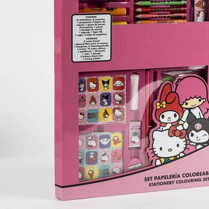 Set papelería coloreable caja hello kitty 26.7 x 45.3 x 3.0 cm 1 Set papelería coloreable caja hello kitty 26.7 x 45.3 x 3.0 cm 1