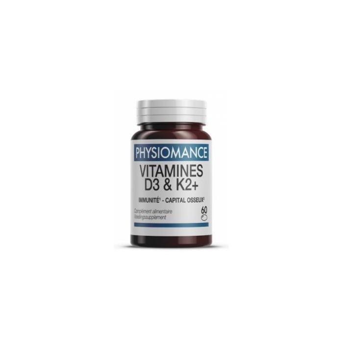 Physiomance Vitamina D3+K2 60Cap. Physiomance Vitamina D3+K2 60Cap.