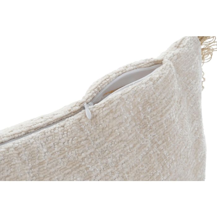 Cojin Mediterraneo DKD Home Decor Crema Natural 15 x 35 x 60 cm (2 Unidades) 3 Cojin Mediterraneo DKD Home Decor Crema Natural 15 x 35 x 60 cm (2 Unidades) 3