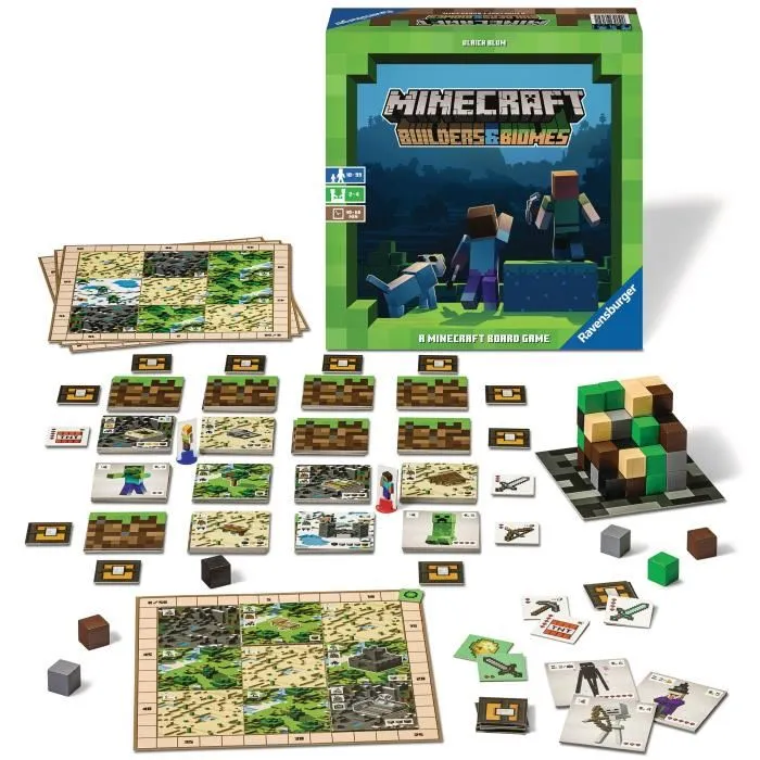 Ravensburger Minecraft The Game Juego de Mesa para Niños y Adultos, Edad 10+, Aventura y Estrategia 1