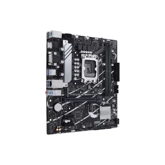 ASUS PRIME B760M-K D4 Placa Base Intel LGA1700 DDR4 HDMI PCIe4.0 4SATA3 USB3.2 MATX ASUS PRIME B760M-K D4 Placa Base Intel LGA1700 DDR4 HDMI PCIe4.0 4SATA3 USB3.2 MATX