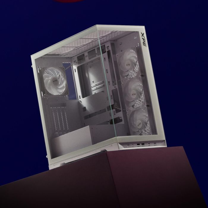 XPG Invader X BTF ATX Midi Tower Blanco con 5x120mm ARGB y USB C 6