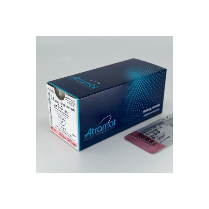 Atramat Sutura sintética absorbible Rapid Beige, poliglactina 910, 12 unidades Atramat Sutura sintética absorbible Rapid Beige, poliglactina 910, 12 unidades