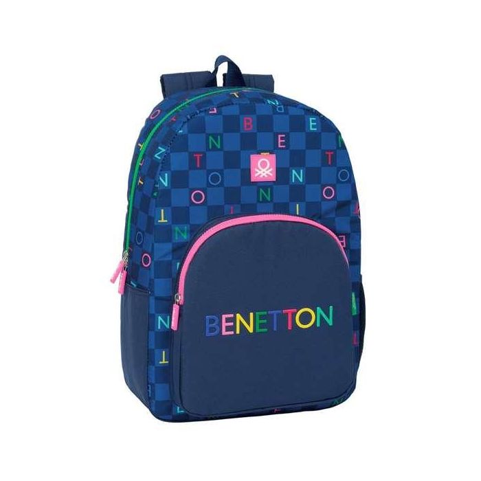 Safta Mochila Doble 19 L Adaptable Carro Benetton "Damero" Safta Mochila Doble 19 L Adaptable Carro Benetton "Damero"
