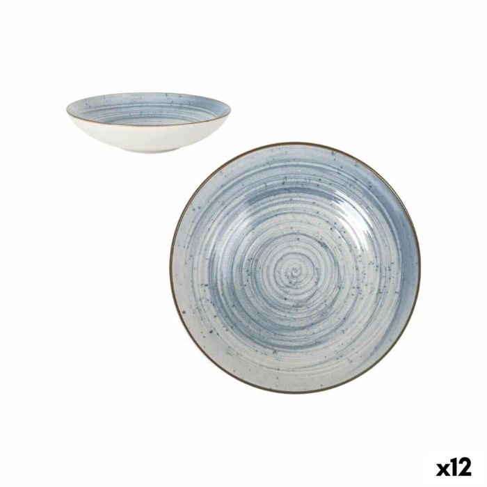 Plato Hondo La Mediterránea Swirl Ø 21 cm (12 Unidades) Plato Hondo La Mediterránea Swirl Ø 21 cm (12 Unidades)