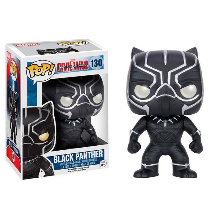 Funko Pop Marvel Vengadores Pantera Negra Figura de Vinilo 9 cm 0 Funko Pop Marvel Vengadores Pantera Negra Figura de Vinilo 9 cm 0