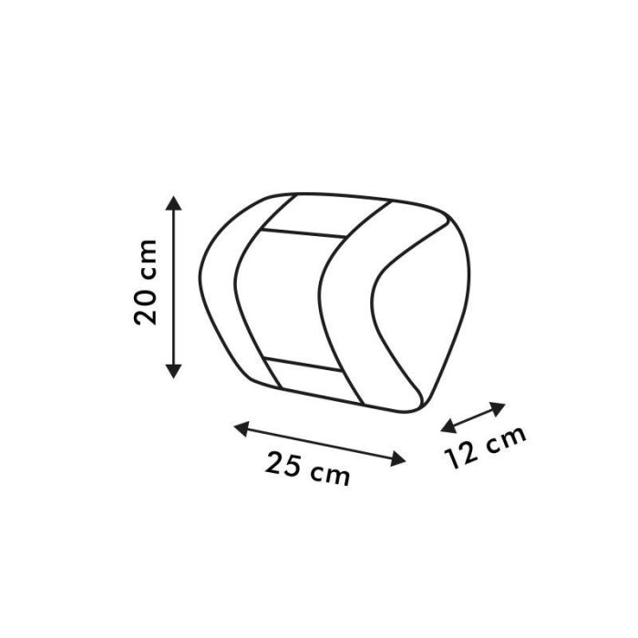 Cojín Cervical MOMO MOMLNSCOCB Negro Poliuretano Cojín Cervical MOMO MOMLNSCOCB Negro Poliuretano