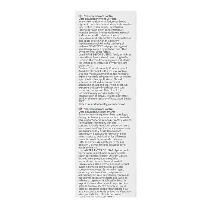 Neoretin DISCROM CONTROL Ultra Emulsión Despigmentante 30 ml 3