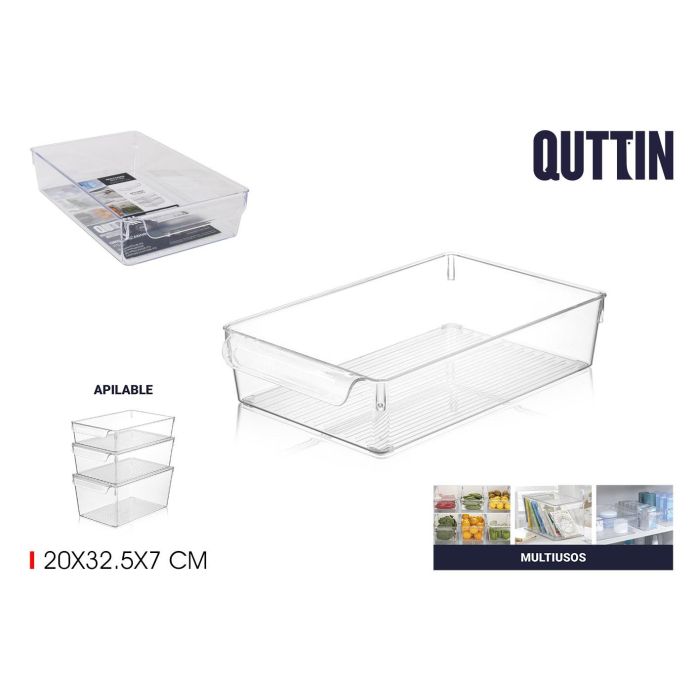 Quttin Organizador Multiuso 20 x 32.5 x 7 cm (12 Unidades)