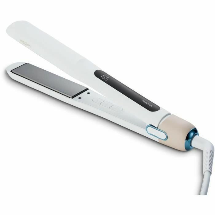 Medion MD19925 Plancha de Pelo 56W, 5 Programas, 165-210°C, Pantalla LED, Blanco 5