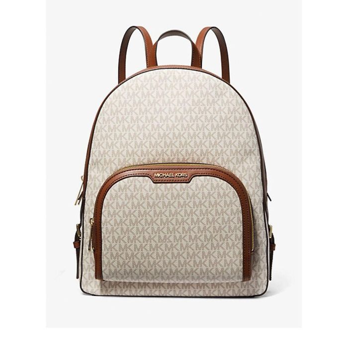 Mochila Michael Kors Jaycee Vainilla 40 x 31 x 13 cm Mochila Michael Kors Jaycee Vainilla 40 x 31 x 13 cm