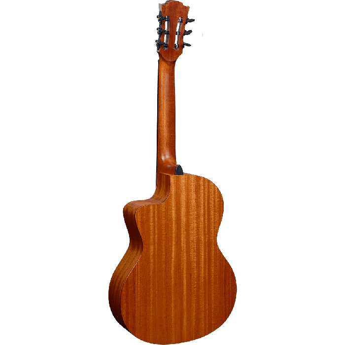 LAG Guitarra Clásica Electroacústica Occitania 88 - 4/4 Cutaway Natural Brillo Abeto Engelmann Macizo Khaya Stage LAG 3