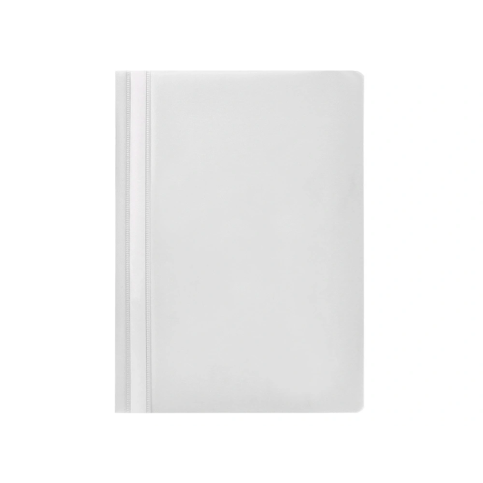 Q-connect Carpeta Dossier Fastener Plástico DIN A4 Blanco PVC Transparente 9