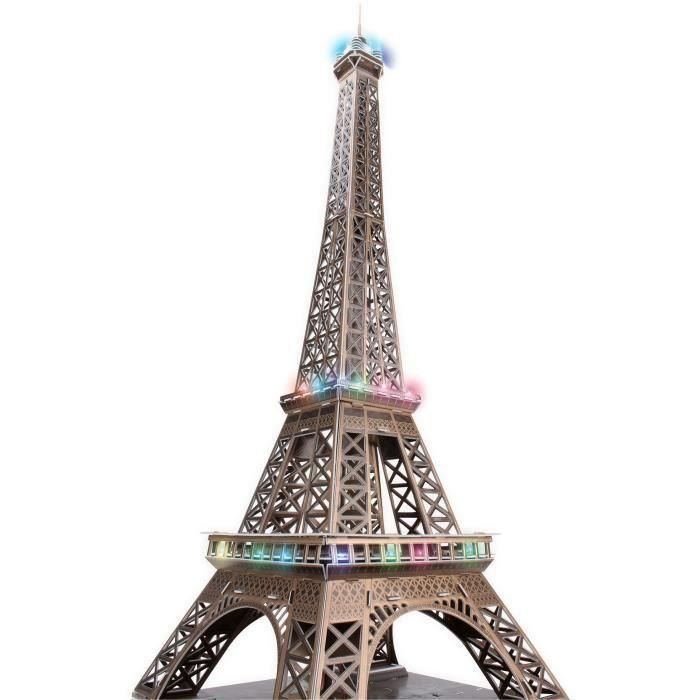 Rompecabezas 3D iluminado - Torre Eiffel - Juego de construcción - EXPLORA - 84 piezas - A partir de 8 años 1 Rompecabezas 3D iluminado - Torre Eiffel - Juego de construcción - EXPLORA - 84 piezas - A partir de 8 años 1