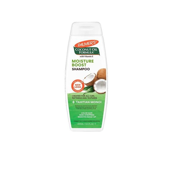 Palmer's Champú Potenciador de Humedad con Aceite de Coco 400ml | Restaura Cabello Seco/Dañado, Sin Sulfatos