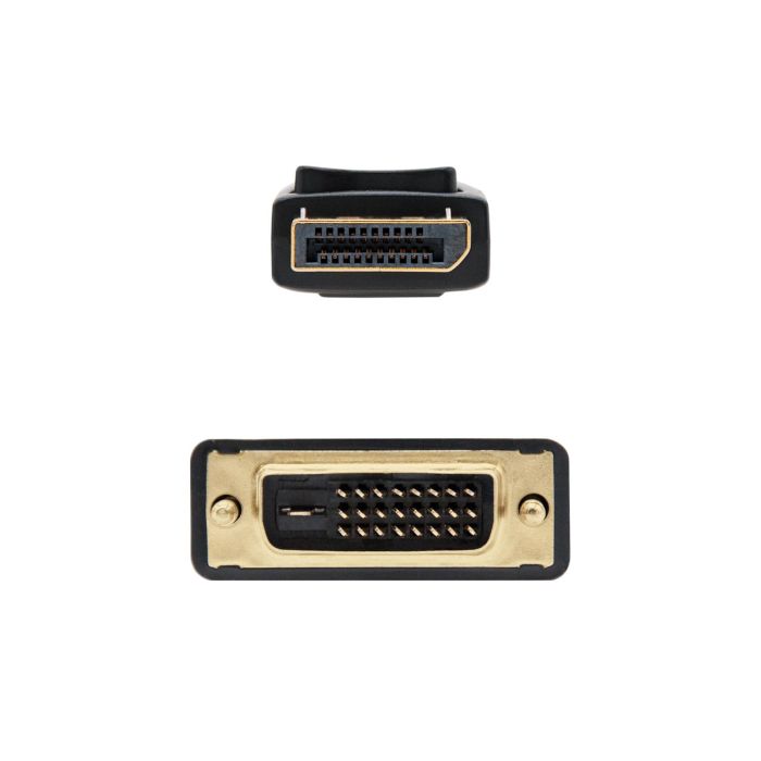 Nanocable Cable DisplayPort a DVI 1m - Conectores blindados en oro, compatible DisplayPort 1.2a, 1920x1080@60Hz 2 Nanocable Cable DisplayPort a DVI 1m - Conectores blindados en oro, compatible DisplayPort 1.2a, 1920x1080@60Hz 2
