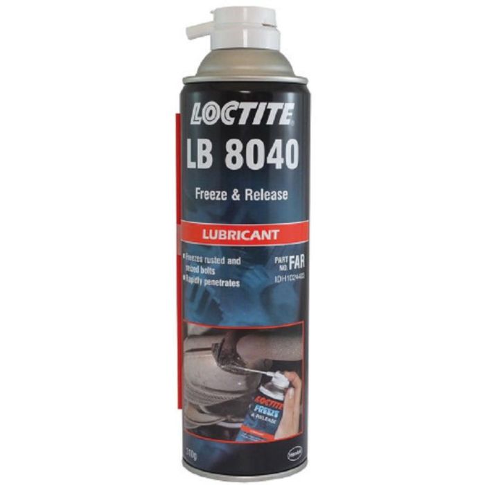 Loctite LB 8040 Spray Aflojatodo Efecto Hielo 400ml para Piezas Oxidadas y Corroídas, Enfría hasta -43°C, Uso Industrial