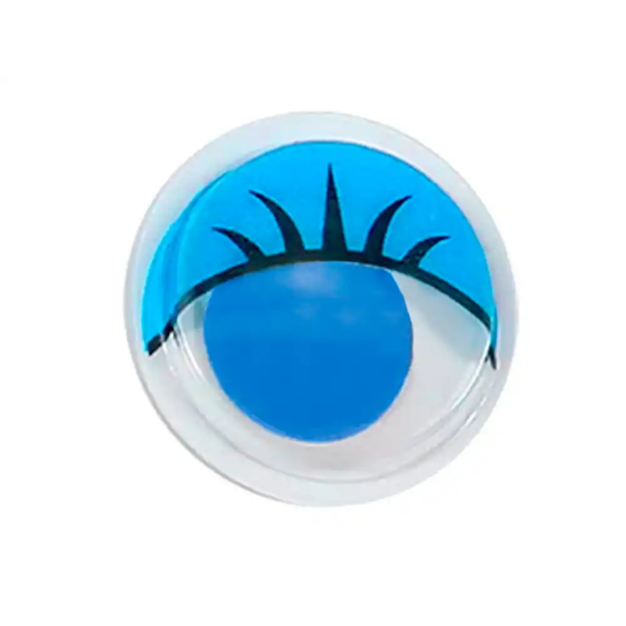 Liderpapel Ojo Adhesivo con Pupila y Pestaña de Color 10 mm Pack 33 Unidades 3