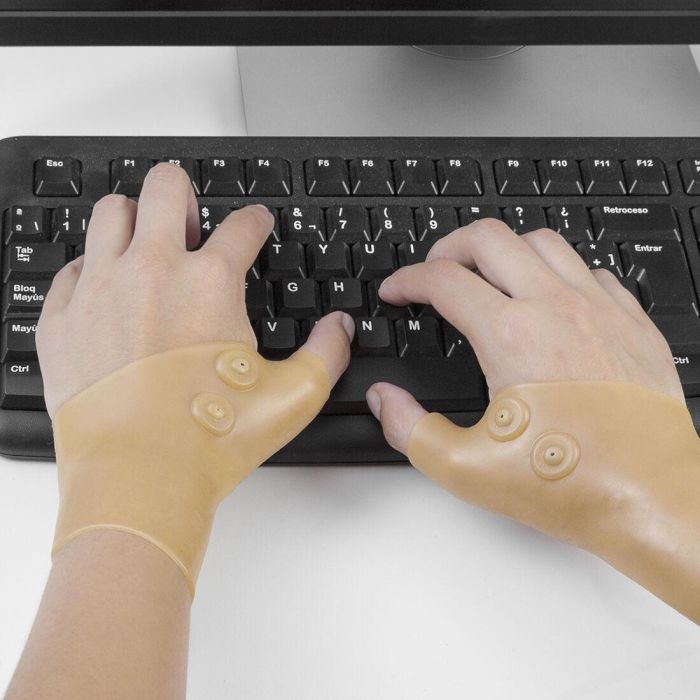 Muñequeras de Compresión con Puntos Magnéticos Imontic InnovaGoods 2 Unidades 6