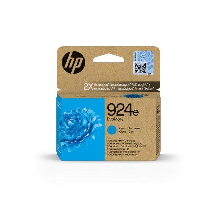 HP Tinta Cian 924E Alta Capacidad XL para Officejet Pro 8120, 8130 Series