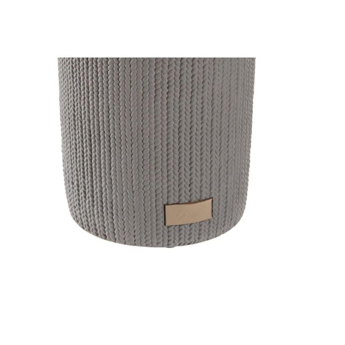 Escobillero Basicos DKD Home Decor Gris 10 x 36 x 10 cm 1