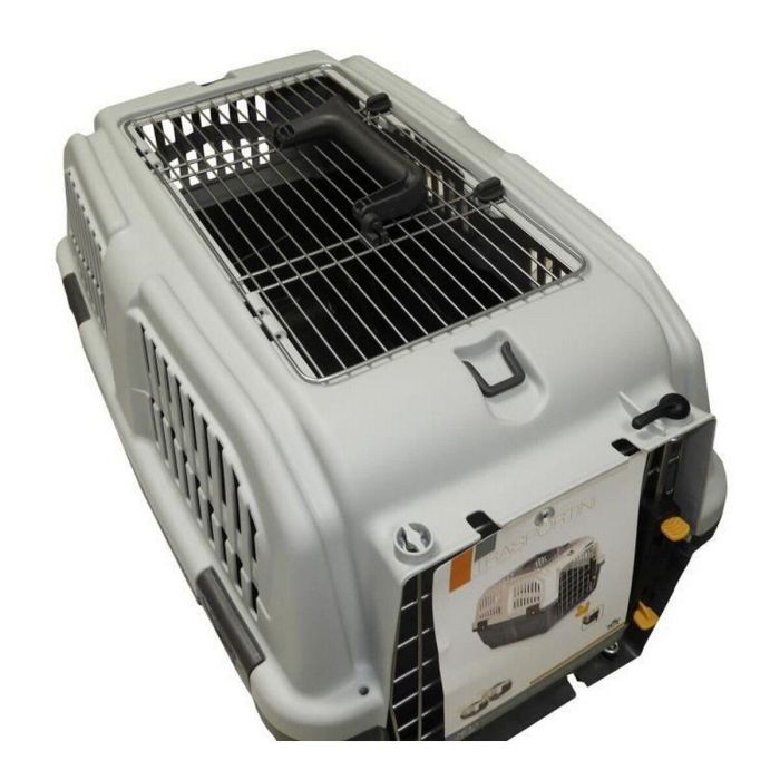 Aime Transportín Skudo 55x36x35cm para perros y gatos. Con 2 ventilaciones laterales, rejilla metálica y puerta con cierre seguro. 4 Aime Transportín Skudo 55x36x35cm para perros y gatos. Con 2 ventilaciones laterales, rejilla metálica y puerta con cierre seguro. 4