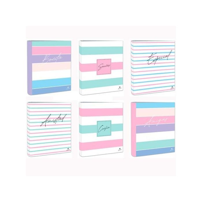 Mariola Carpeta 4 Anillas Mixtas 40 mm Diseños Surtidos