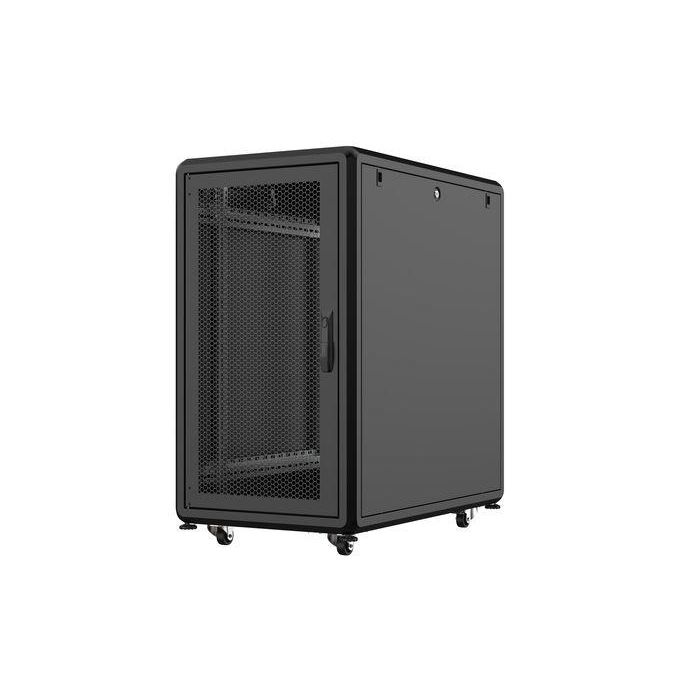 Lanview Armario Rack 19" 20U para Servidores 600x1000mm de Pie, Robusto, Fácil Montaje, Gestión de Cables y Puerta Segura