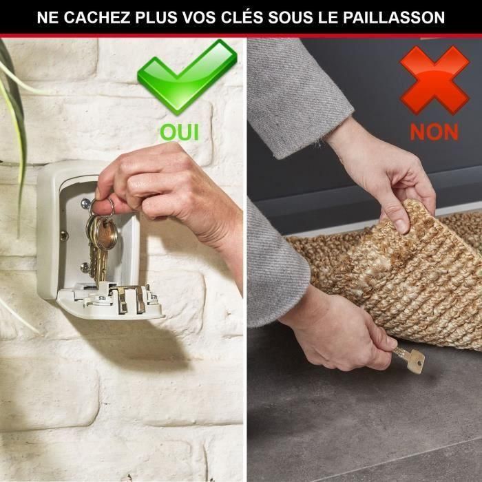 MASTER LOCK Caja de llaves segura - Tamaño M - Blanco - Cofre de llaves - Almacenamiento seguro 1 MASTER LOCK Caja de llaves segura - Tamaño M - Blanco - Cofre de llaves - Almacenamiento seguro 1