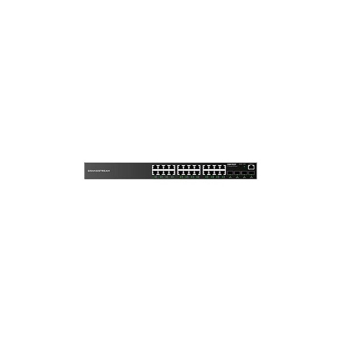 Grandstream GWN7803P Switch Gestionado PoE Gigabit Ethernet 24 Puertos + 4 SFP Montaje Rack Grandstream GWN7803P Switch Gestionado PoE Gigabit Ethernet 24 Puertos + 4 SFP Montaje Rack