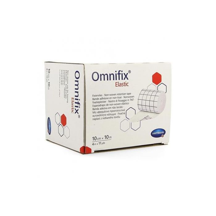 Omnifix Esparadrapo Non Woven Elástico Suave Hipoalergénico Transpirable 10 cm x 10 m 1 Unidad