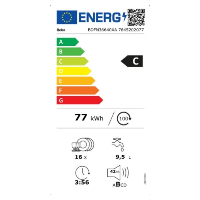 Lavavajillas BEKO BDFN36640XA Acero 60 cm 1 Lavavajillas BEKO BDFN36640XA Acero 60 cm 1