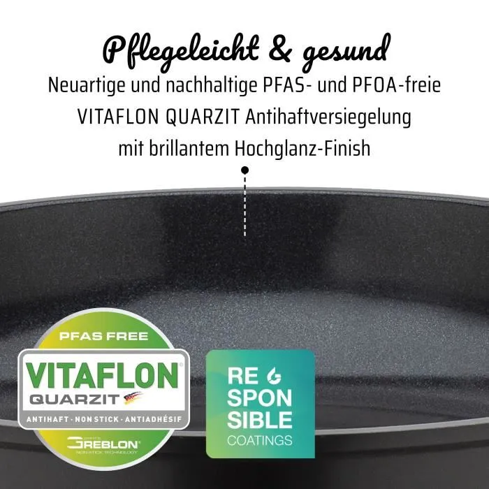 GSW Sartén de Aluminio Fundido Natural Fit 24 cm 100% Reciclado Libre de PFAS para Inducción GSW4005643418614 4