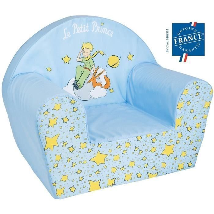 Sillón infantil club - LE PETIT PRINCE - FUN HOUSE - Fabricado en Francia - 52 x 33 x 42 cm Sillón infantil club - LE PETIT PRINCE - FUN HOUSE - Fabricado en Francia - 52 x 33 x 42 cm